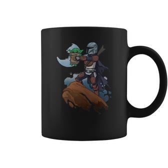 Baby Yoda Mandalorian Mandalion Kawaii King Shirt Coffee Mug | Favorety