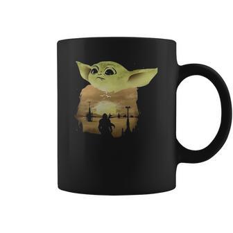 Baby Yoda Sunset Shirt Coffee Mug | Favorety AU