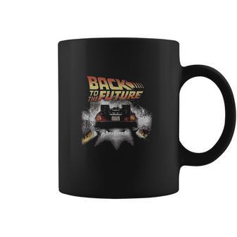 Back To The Future Vintage Delorean Peel Out Coffee Mug | Favorety CA