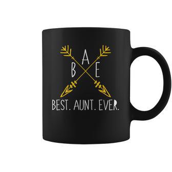 Bae Best Aunt Ever Arrows Logo Coffee Mug | Favorety