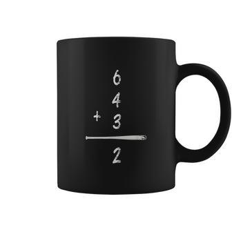 Baseball Math 6 4 3 2 Double Play Cute Softball Game Coffee Mug | Favorety DE