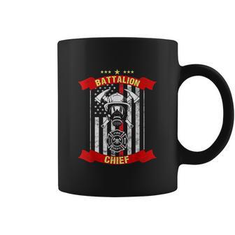 Battalion Chief American Firefighter Fireman Hero Gift Coffee Mug | Favorety CA