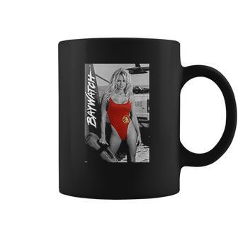 Baywatch Pamela Anderson Red Swim Suit Coffee Mug | Favorety