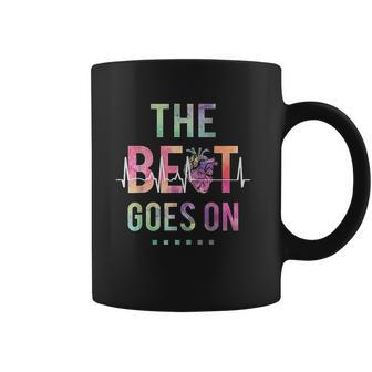 The Beat Goes On Heartbeat Rehab Heart Surgery Heart Gift Coffee Mug | Favorety AU