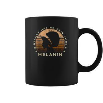 Beauty Has No Skin Tone Melanin Gifts For Women Black Queen Coffee Mug | Favorety DE