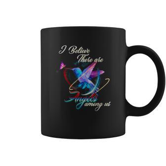 I Believe There Are Angels Among Us Hummingbird T-Shirt Coffee Mug | Favorety AU