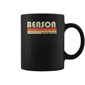 Benson Surname Funny Retro Vintage 80S 90S Reunion Coffee Mug | Favorety