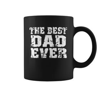 Best Dad Ever Block Logo Coffee Mug | Favorety DE