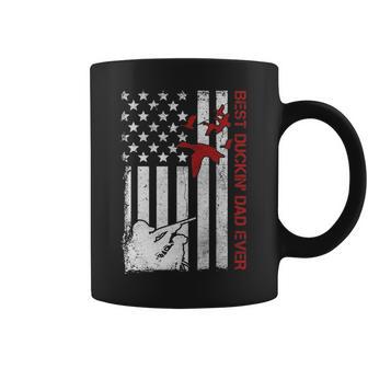 Best Duckin Dad Ever American Hunting Duck Hunter Gift Coffee Mug | Favorety DE