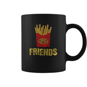 Best Friends Set Bff Set Burger Fries Junk Food Matching Women Coffee Mug | Favorety