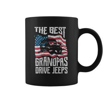 Best Grandpa Drivie Jeep Vintage New Design Coffee Mug | Favorety