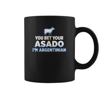 You Bet Your Asado I Am Argentinian Funny Bbq Beef Coffee Mug | Favorety UK