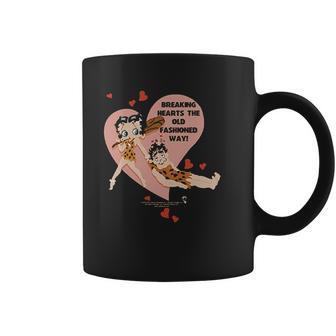 Betty Boop Breaking Hearts Valentines Day Coffee Mug | Favorety