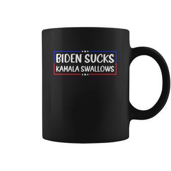 Biden Sucks Kamala Swallows Funny Biden And Kamala Graphic Design Printed Casual Daily Basic Coffee Mug | Favorety CA