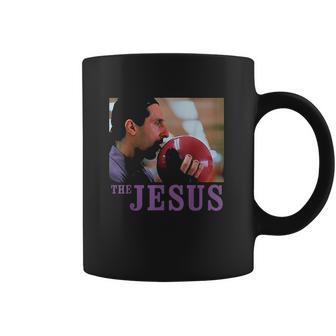 The Big Lebowski Jesus Licking The Bowling Ball Graphic Coffee Mug | Favorety CA