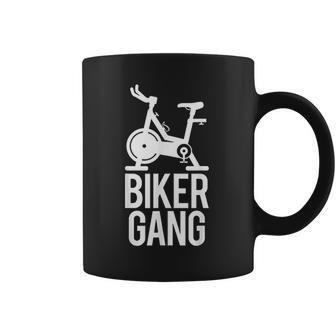 Biker Gang Funny Spin Saying Gym Workout Spinning Class Gift Coffee Mug | Favorety UK