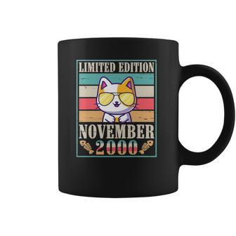 Birthday Cat Born In November 2000 Ltd Edition 21 Years Old Coffee Mug | Favorety AU