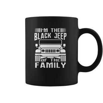 Mens Im The Black Jeep Of The Family Cool Offroad Gift Men Women T-Shirt Graphic Print Casual Unisex Tee Coffee Mug | Favorety DE