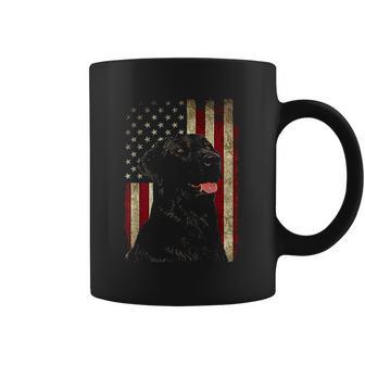 Black Labrador Gift Usa Flag Lab Owner Duck Hunter Coffee Mug | Favorety DE