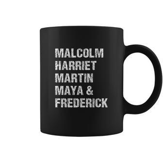 Black History Month Malcolm Harriet Martin Maya & Frederick Coffee Mug | Favorety