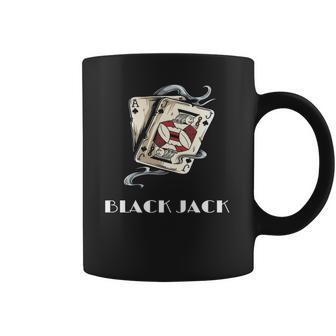 Blackjack T Shirt Jack Of Spades Ace Of Spades - Lucky Tee Coffee Mug | Favorety UK