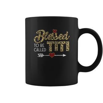 Blessed To Be Called Titi Leopart Red Plaid Buffalo Xmas Coffee Mug | Favorety DE