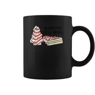 Blood Type Little Debbie Inspired Christmas Tree Snack Cake Coffee Mug | Favorety CA