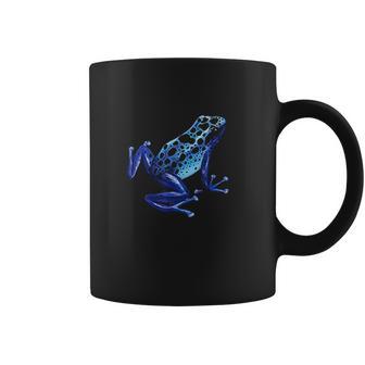 Blue Poison Dart Frog Colorful Design Nature Lover Coffee Mug | Favorety DE