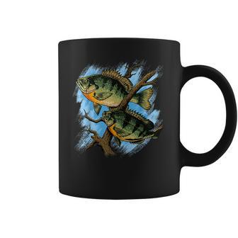 Bluegill Illustration Fishing Coffee Mug | Favorety DE