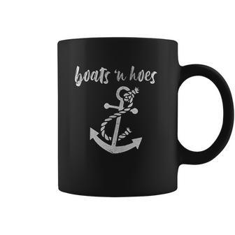 Boats N Hoes Funny Nautical Comedy Lake Ocean Coffee Mug | Favorety