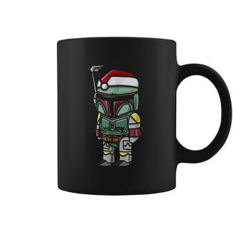 Boba Fett Santa Hat Cartoon Christmas Coffee Mug | Favorety AU