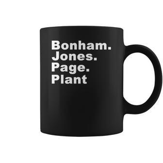 Bonham Jones Page Plant Authentic Members T-Shirt 2016 Coffee Mug | Favorety CA