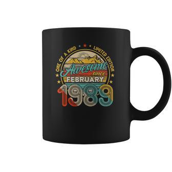 Born In February 1989 32Nd Birthday Gift Retro 32 Years Old Coffee Mug | Favorety UK