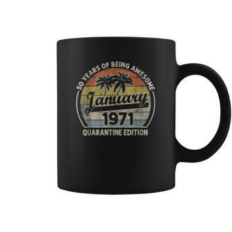 Born January 1971 51St Bithday Gift Made In 1971 51 Year Old Coffee Mug | Favorety UK