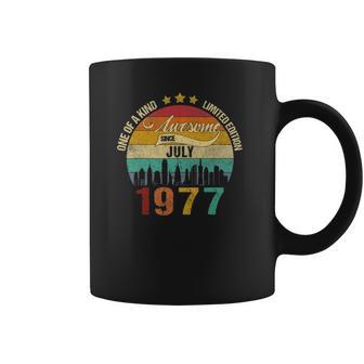 Born In July 1977 Vintage 44Th Birthday 44 Years Old Bday Coffee Mug | Favorety DE