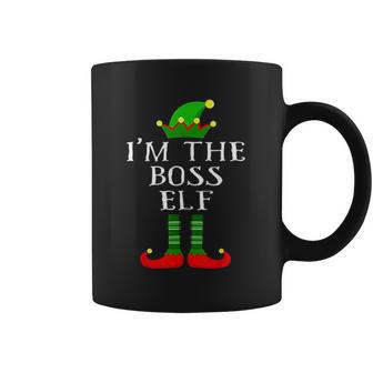 Im The Boss Elf Matching Family Christmas Coffee Mug | Favorety UK