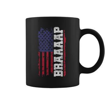 Braap American Flag Usa Patriotic Motocross Coffee Mug | Favorety AU