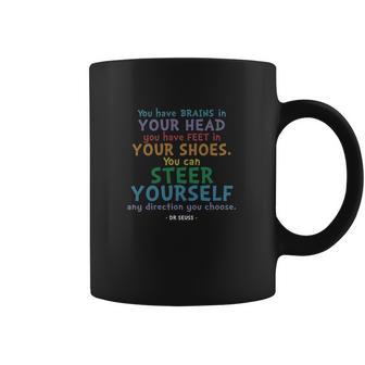 Brains And Feet Quote Dr Seuss Tshirt Coffee Mug | Favorety CA