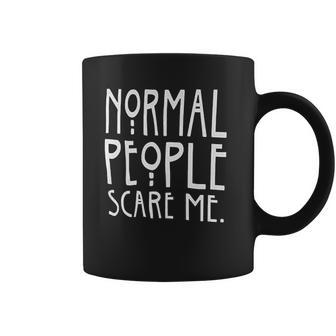 Brisco Brands Normal People Scare Me Tales Horror Coffee Mug | Favorety UK