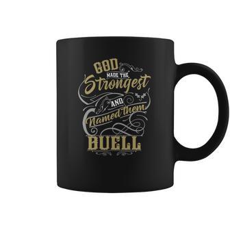 Buell Shirt God Made The Strongest And Named Them Buell - Buell T Shirt Buell Hoodie Buell Family Buell Tee Buell Name Buell Lover Coffee Mug | Favorety UK