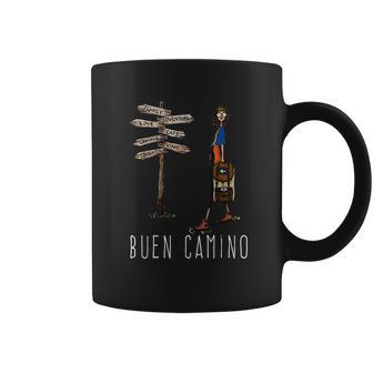 Buen Camino De Santiago Pilgrim Hiking Way Of St James Coffee Mug | Favorety