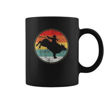 Bull Riding Rodeo Cowboy Vintage Coffee Mug | Favorety UK