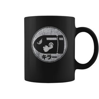 Bullet Bill Distressed Kanji Logo Coffee Mug | Favorety AU