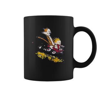 Calvin And Hobbes Racing Coffee Mug | Favorety