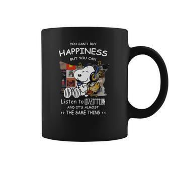 You Can’T Buy Happiness But You Can Listen To Led Zeppelin Snoopy Shirt Coffee Mug | Favorety AU