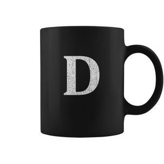 Capital Letter D Monogram Initial Coffee Mug | Favorety