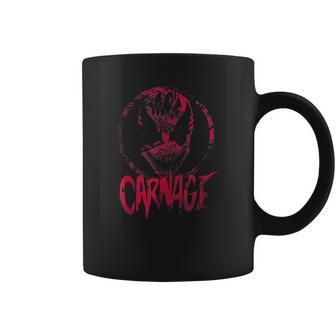 Carnage Single Coated Red Painted Face Logo Graphic Coffee Mug | Favorety AU