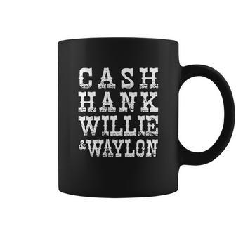 Cash Hank Willie Waylon American Coffee Mug | Favorety CA