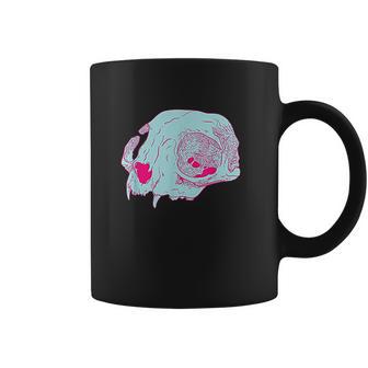 Cat Skull I Pastel Goth Soft Grunge Hipster Creepy Cute Coffee Mug | Favorety UK