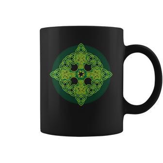 Celtic Knot Cross St Patricks Day Coffee Mug | Favorety CA